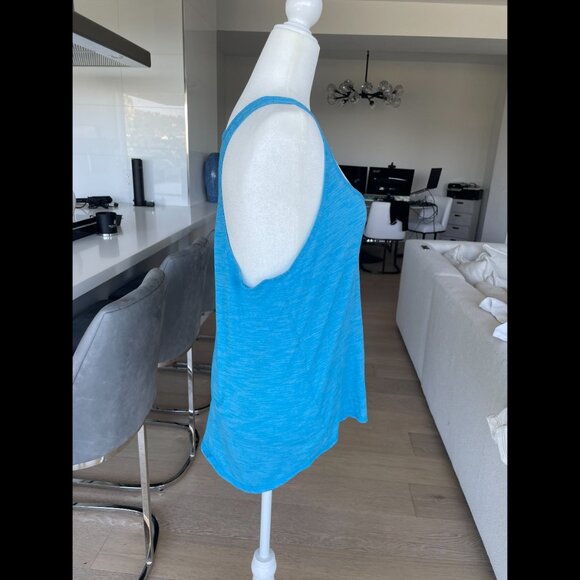 Lululemon Blue Racerback Tank Top Lightweight Athletic Yoga Gym Top Size S - Picture 10 of 14